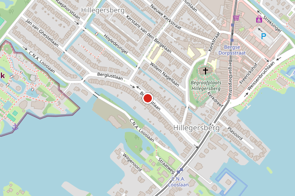 Brandweer-melding op Berglustlaan, Rotterdam op 30 juli, kaart-overzicht