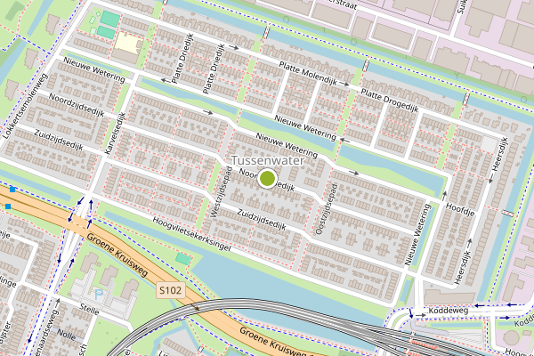 Ambulance-melding op Noordzijdsedijk, Hoogvliet op 30 juli, kaart-overzicht