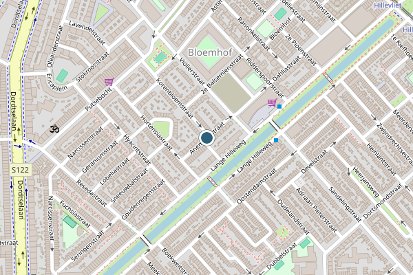 Politie-melding op Anemoonstraat, Rotterdam op 30 juli, kaart-overzicht