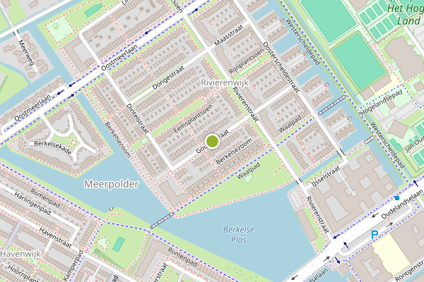 Ambulance-melding op Gouwestraat, Berkel en Rodenrijs op 30 juli, kaart-overzicht