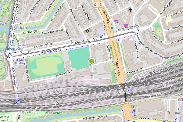 Ambulance-melding op Schimmelpenninckstraat, Rotterdam op 30 juli, kaart-overzicht