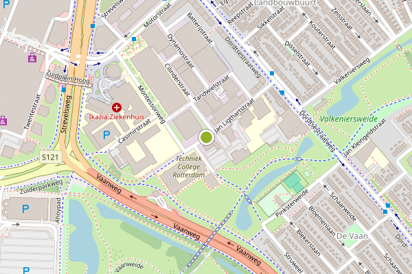 Ambulance-melding op Jan Ligthartstraat, Rotterdam op 30 juli, kaart-overzicht