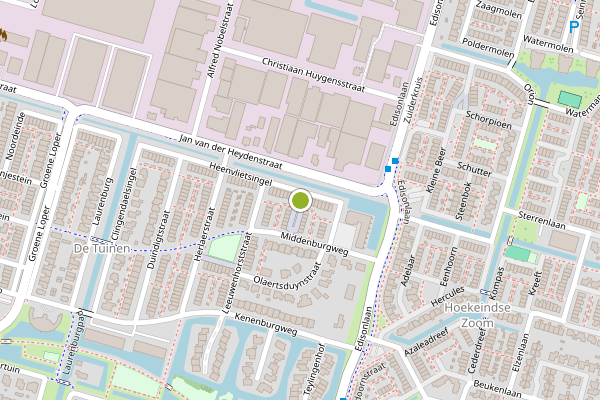 Ambulance-melding op Oostergeeststraat, Bleiswijk op 18 mei, kaart-overzicht