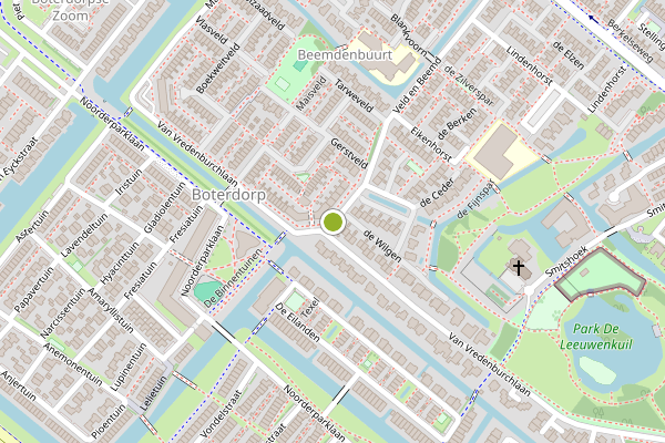 Ambulance-melding op Van Vredenburchlaan, Bergschenhoek op 18 mei, kaart-overzicht