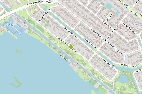 Ambulance-melding op Prinses Beatrixplantsoen, Rotterdam op 31 juli, kaart-overzicht