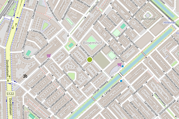 Ambulance-melding op 2e Balsemienstraat, Rotterdam op 31 juli, kaart-overzicht