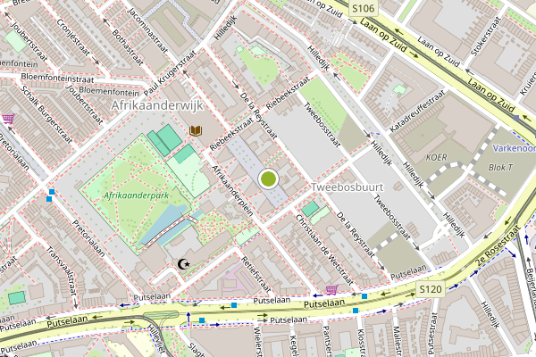 Ambulance-melding op Christiaan de Wetstraat, Rotterdam op 31 juli, kaart-overzicht