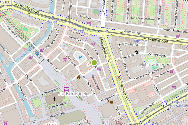 Ambulance-melding op Pannekoekstraat, Rotterdam op 31 juli, kaart-overzicht