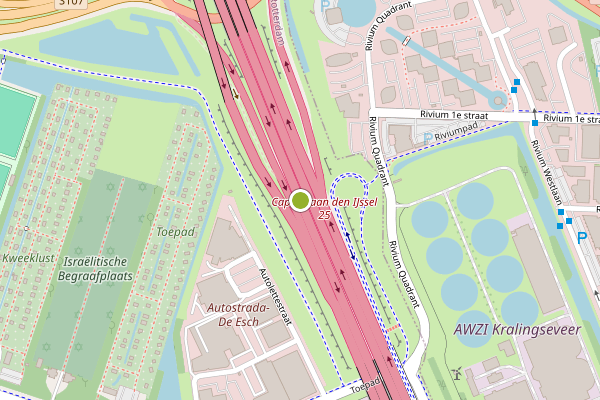 Ambulance-melding op Rotterdam op 31 juli, kaart-overzicht