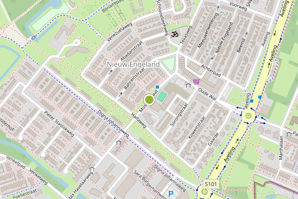 Ambulance-melding op Mosoelstraat, Hoogvliet op 31 juli, kaart-overzicht