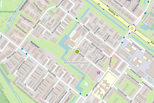 Ambulance-melding op Alverstraat, Hoogvliet op 31 juli, kaart-overzicht