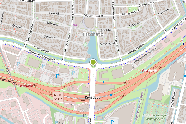 Ambulance-melding op Fascinatio Boulevard, Capelle aan den IJssel op 31 juli, kaart-overzicht