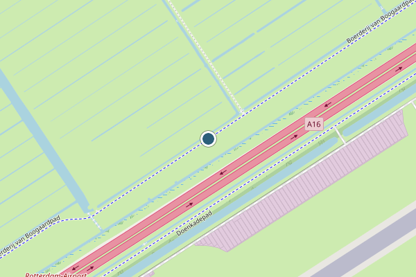 Politie-melding op Boerderij van Boogaardpad, Rotterdam op 31 juli, kaart-overzicht