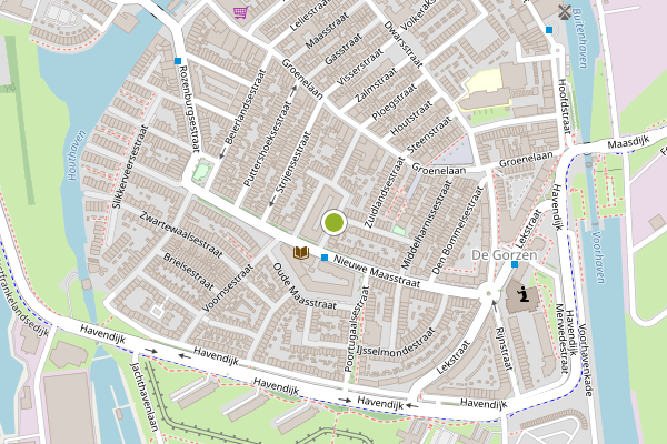Ambulance-melding op Klaaswaalsestraat, Schiedam op 31 juli, kaart-overzicht