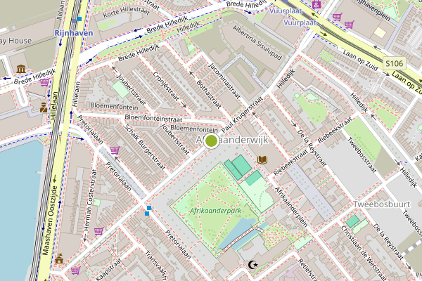 Ambulance-melding op Paul Krugerstraat, Rotterdam op 31 juli, kaart-overzicht