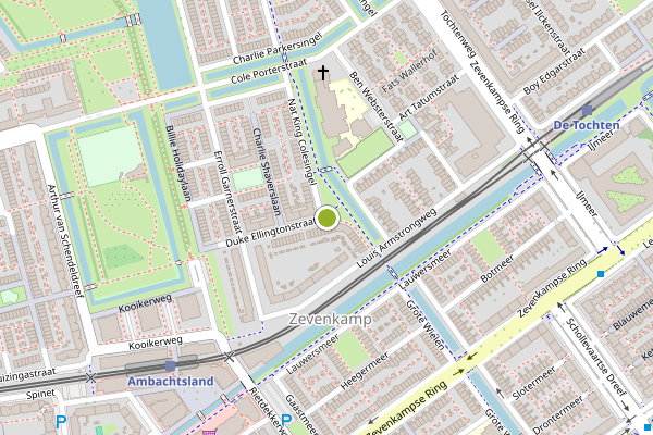Ambulance-melding op Duke Ellingtonstraat, Rotterdam op 1 augustus, kaart-overzicht