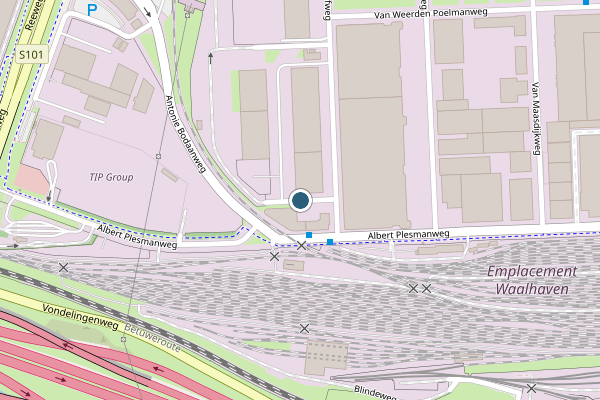 Politie-melding op Van Veenendaalweg, Rotterdam op 18 mei, kaart-overzicht