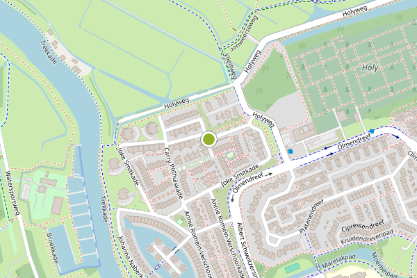 Ambulance-melding op Joke Smitkade, Vlaardingen op 1 augustus, kaart-overzicht