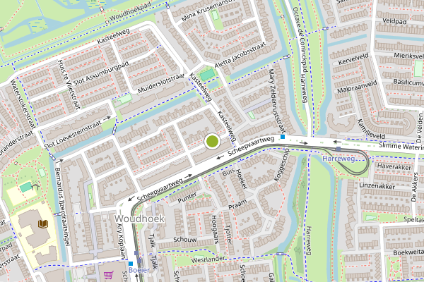 Ambulance-melding op Hermanus M H Coenradistraat, Schiedam op 1 augustus, kaart-overzicht