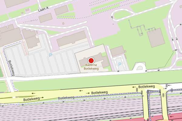 Brandweer-melding op Botlek, Rotterdam op 1 augustus, kaart-overzicht