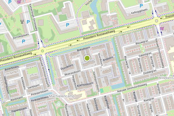 Ambulance-melding op Gaspeldoorn, Rotterdam op 1 augustus, kaart-overzicht