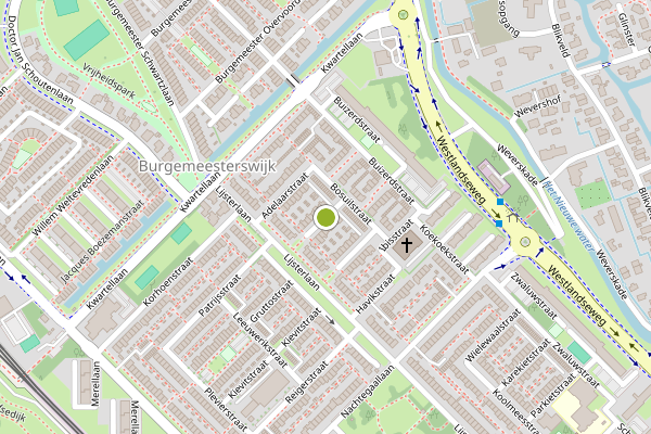 Ambulance-melding op Sperwerstraat, Maassluis op 1 augustus, kaart-overzicht