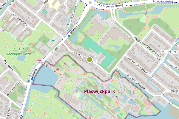 Ambulance-melding op Plaswijcklaan, Rotterdam op 1 augustus, kaart-overzicht