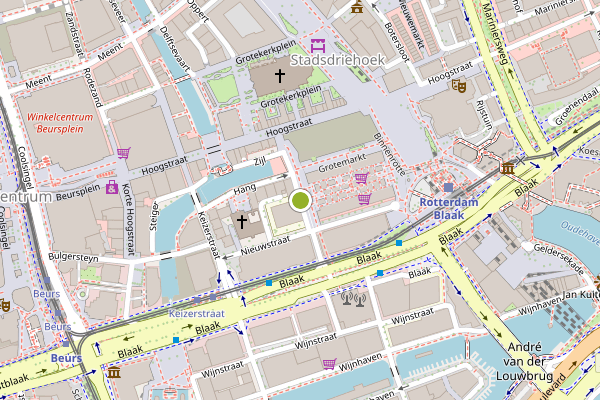 Ambulance-melding op Ds. Jan Scharpstraat, Rotterdam op 1 augustus, kaart-overzicht