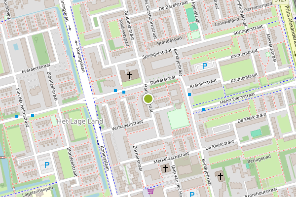 Ambulance-melding op Hanrathstraat, Rotterdam op 1 augustus, kaart-overzicht