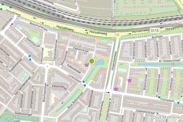 Ambulance-melding op Dieselstraat, Schiedam op 1 augustus, kaart-overzicht