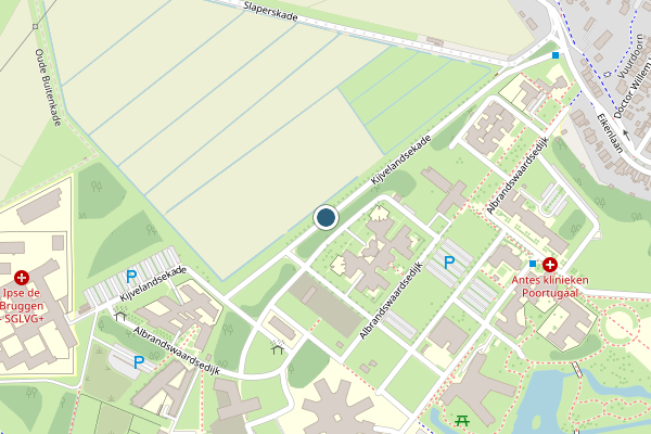 Politie-melding op Kijvelandsekade, Poortugaal op 1 augustus, kaart-overzicht