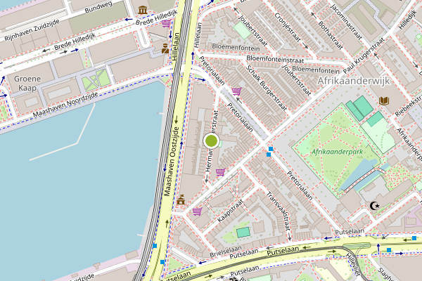 Ambulance-melding op Herman Costerstraat, Rotterdam op 1 augustus, kaart-overzicht