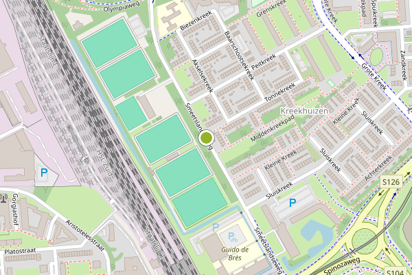 Ambulance-melding op Smeetslandseweg, Rotterdam op 1 augustus, kaart-overzicht