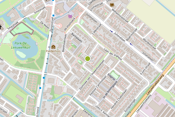 Ambulance-melding op Notaris Kruytstraat, Bergschenhoek op 1 augustus, kaart-overzicht