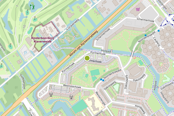 Ambulance-melding op Purmerhoek, Capelle aan den IJssel op 1 augustus, kaart-overzicht