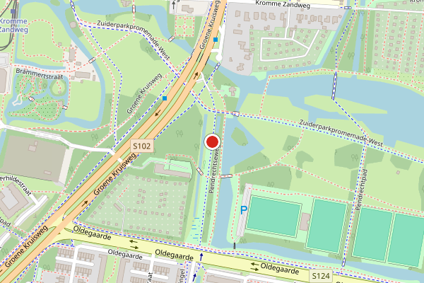 Brandweer-melding op Pendrechtseweg, Rotterdam op 1 augustus, kaart-overzicht