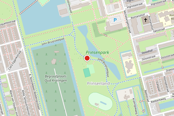 Brandweer-melding op John Bruijnzeelpad, Rotterdam op 1 augustus, kaart-overzicht