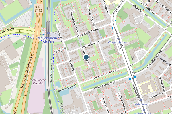 Politie-melding op Naberstraat, Rotterdam op 2 augustus, kaart-overzicht