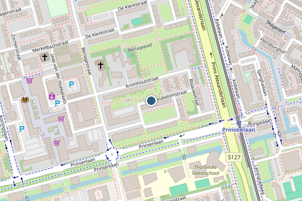 Politie-melding op Van Heukelomstraat, Rotterdam op 2 augustus, kaart-overzicht