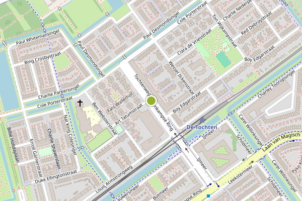Ambulance-melding op Tochtenweg, Rotterdam op 2 augustus, kaart-overzicht