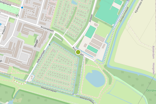 Ambulance-melding op Kruisnetlaan, Hoogvliet op 2 augustus, kaart-overzicht