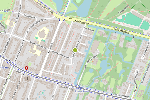 Ambulance-melding op Louise de Colignylaan, Rotterdam op 2 augustus, kaart-overzicht