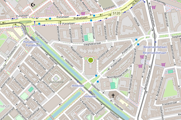 Ambulance-melding op Kokerstraat, Rotterdam op 2 augustus, kaart-overzicht