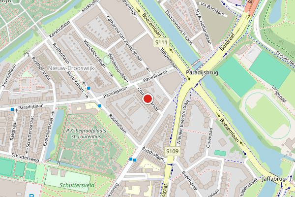 Brandweer-melding op Couwaelstraat, Rotterdam op 2 augustus, kaart-overzicht