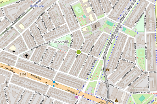 Ambulance-melding op Voetjesstraat, Rotterdam op 2 augustus, kaart-overzicht