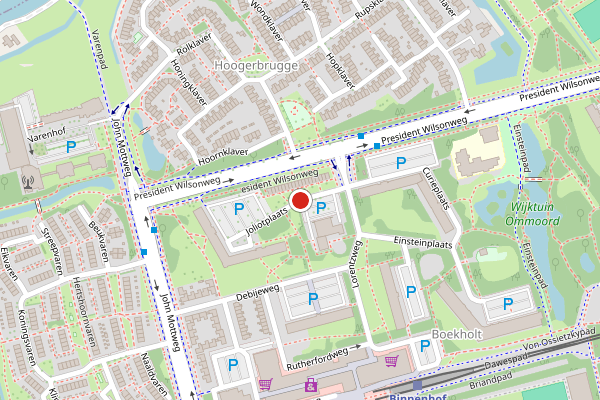 Brandweer-melding op Joliotplaats, Rotterdam op 2 augustus, kaart-overzicht