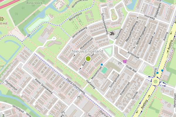 Ambulance + Politie samen ter plaatse op Bahreinstraat, Hoogvliet op 2 augustus, kaart-overzicht nieuws-bericht