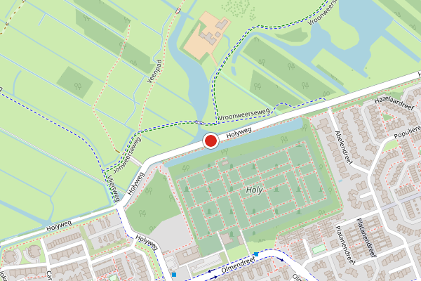 Brandweer-melding op Holyweg, Vlaardingen op 2 augustus, kaart-overzicht