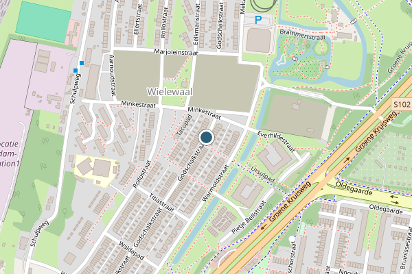 Politie-melding op Godschalkstraat, Rotterdam op 2 augustus, kaart-overzicht