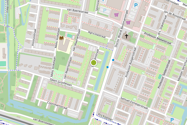 Ambulance-melding op Datheenstraat, Vlaardingen op 2 augustus, kaart-overzicht